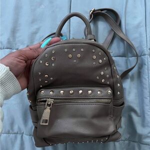 Bebe studded mini backpack